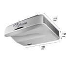 Vorschau: Optoma ZH400UST Kurzdistanzbeamer mit 4000 ANSI-Lumen und Full-HD