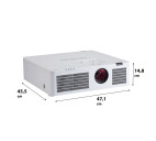 Vorschau: Hitachi LP-WX3500 LED-Business Beamer mit 3500 ANSI-Lumen und WXGA