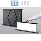 Vorschau: DELUXX Advanced Portable Tisch/-Stativleinwand Mattweiß Polaro - 4:3 - 81x61 cm - 40''