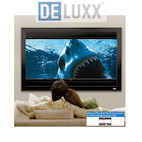 Vorschau: DELUXX Cinema Rahmenleinwand Multiformat Mattweiß Polaro - 16:9/21:9 - 235x132 cm
