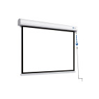 Vorschau: DELUXX Professional Classic Kurbelleinwand Mattweiß Vision - 1:1 - 210x210 cm
