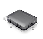 Vorschau: Optoma ML330, grau Mini Beamer mit 500 ANSI-Lumen und WXGA Auflösung