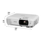 Vorschau: Epson EH-TW650 Heimkino Beamer mit 3100 ANSI-Lumen und Full-HD