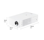 Vorschau: LG PH30JG Mini Beamer mit 250 ANSI-Lumen und WXGA Auflösung