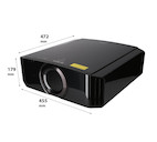 Vorschau: JVC DLA-X7900BE 3D Heimkino Beamer mit 1900 ANSI-Lumen und 3840x2160