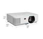 Vorschau: NEC P554W Business Beamer mit 5500 ANSI-Lumen und WXGA Auflösung