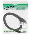 Vorschau: InLine Micro-USB 2.0 Kabel, USB-A Stecker an Micro-B Stecker, schwarz, 1m