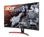 Vorschau: Acer ED323QURA - Design Curved 32" Monitor mit WQHD und 4ms Reaktionszeit