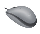 Vorschau: Logitech M110 Silent Maus, kabelgebunden, Mittelgrau