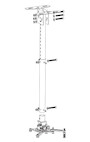 Vorschau: Optoma OCM815W Universal-Deckenhalterung - weiß - Demo