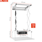 Vorschau: celexon Beamer Deckenlift PL1000 - max. ausfahrbar bis 96 cm - 15kg Traglast - Demo