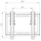 Vorschau: Hagor BL Tilt 200 neigbare Wandhalterung