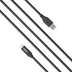 Vorschau: celexon USB-C zu USB-A - USB 3.1 Gen2 Kabel, 0,5m, schwarz