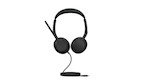 Vorschau: Jabra Evolve2 50 Link380c UC Stereo – schnurgebundenes Stereo Headset mit USB-C