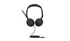 Vorschau: Jabra Evolve2 50 Link380a MS Stereo – schnurgebundenes Stereo Headset mit USB-A zertifiziert für Mic