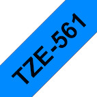 Vorschau: Brother TZe-561 Schriftband schwarz/blau 36mm/8m