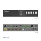 Vorschau: Purelink 18Gbps USB-C KVM-Switcher mit Dante und Multiview, 4K (60Hz 4:4:4) über USBC / HDMI+USB, in