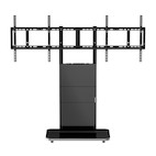 Vorschau: Hagor Pro-Tower M Dual mobiles Standsystem mit VESA-Dualaufnahme