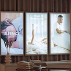 Vorschau: HI-ND 75" Wandgehäuse EASY, Hochformat, weiß