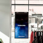 Vorschau: HI-ND 55" Deckenhalterung für Samsung OM55N-DS, Hochformat, schwarz