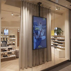 Vorschau: HI-ND Deckenhalterung für Display Gehäuse, 60-110cm, schwarz