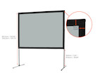 Vorschau: celexon Faltrahmen Leinwand Mobil Expert 305 x 229cm, Rückprojektion - Demo