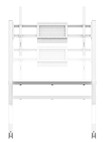 Vorschau: Neomounts FL50-525WH1 mobiler Bodenständer für 55-86" Bildschirme - Weiß