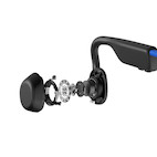 Vorschau: SHOKZ OpenMove Open-Ear Bluetooth Kopfhörer mit 6 Stunden Akkulaufzeit für urbane Sportarten | Farbe