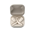Vorschau: SHOKZ OpenFit Open-Ear-Design Bluetooth Kopfhörer mit 28 Stunden Wiedergabezeit | Farbe: Beige