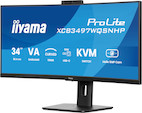 Vorschau: iiyama ProLite XCB3497WQSNPH-B1 34" VA UWQHD Curved Monitor mit integrierter Windows Hello Kamera &