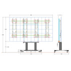 Vorschau: Hagor LED-SMH LG LAEC 136“ GN2 mobiles Liftsystem mit elektro-motorischer Höhenverstellung
