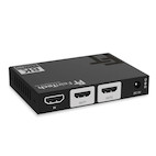 Vorschau: FeinTech SP210 HDMI 2.1 Splitter 1 In 2 Out mit 4K 120Hz Unterstützung und automatisches Downscaling