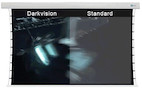 Vorschau: DELUXX Cinema Hochkontrast-Rahmenleinwand SlimFrame 221 x 124cm, 100" - DARKVISION - Demoware
