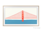 Vorschau: Samsung The Frame 55" Rahmen Modern in Teak - Demoware