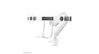 Vorschau: Neomounts NM-D775DXWHITE Monitorarm 10-32" - Gasfeder - Topfix - 180°-Stopp - Klemme/Durchführung -