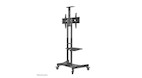 Vorschau: Neomounts NM-M1700BLACK TV-Trolley 32-75" - Schwarz - Fester Bodenständer - Stahl - 50 kg - 81,3 cm