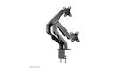 Vorschau: Neomounts FPMA-D650DBLACK Monitorarm 17-27" - Schraubenfeder - Klemme/Durchführung - 7 kg - 43,2 cm