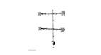 Vorschau: Neomounts FPMA-D550D4BLACK Monitorarm 13-32" - Klemme/Durchführung - 6 kg - 33 cm (13") - 81,3 cm (3