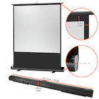 Vorschau: celexon Ultramobil Professional Plus: 180 x 180 cm (100" 1:1) Mobile Pull-up-Leinwand