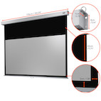 Vorschau: celexon Leinwand Rollo Professional Plus 160 x 90 cm