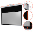 Vorschau: celexon Rolloleinwand Professional Plus: 160 x 100 cm (74" 16:10) für Präsentation und Konferenz