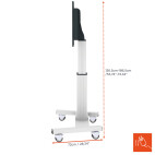 Vorschau: celexon Display-Rollwagen Adjust-42100M