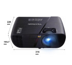 Vorschau: ViewSonic PJD5155 Beamer mit 3300 ANSI-Lumen und SVGA Auflösung