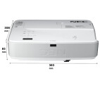 Vorschau: NEC U321H Kurzdistanzbeamer mit 3200 ANSI-Lumen und Full-HD Auflösung