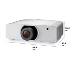 Vorschau: NEC PA903X (ohne Objektiv) Beamer, 9000 ANSI-Lumen, XGA