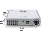 Vorschau: Acer K335 Mini Beamer mit 1000 ANSI-Lumen und WXGA Auflösung