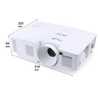 Vorschau: Acer X125H Beamer mit 3300 ANSI-Lumen und XGA Auflösung