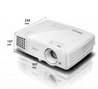 Vorschau: BenQ MS527 Beamer mit 3300 ANSI-Lumen und SVGA Auflösung