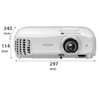 Vorschau: Epson EH-TW5210 3D Heimkino Beamer mit 2200 ANSI-Lumen und Full-HD