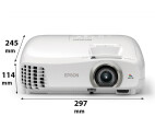 Vorschau: Epson EH-TW5300 3D Heimkino Beamer mit 2200 ANSI-Lumen und Full-HD